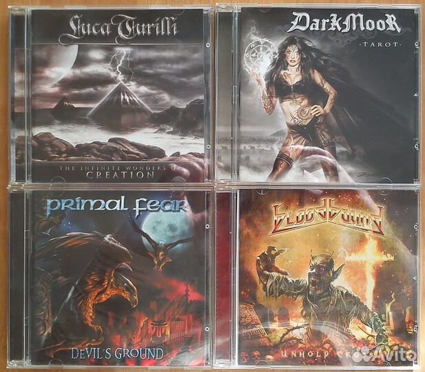 CD heavy metal, power metal, фирменные и лицензия