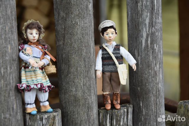 Куклы для румбоксов, кукольных домиков
