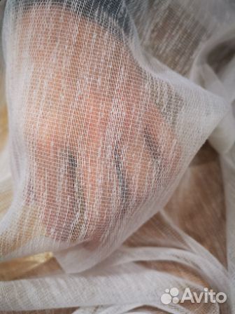 Тюль новый вуаль белая выс. 300 см