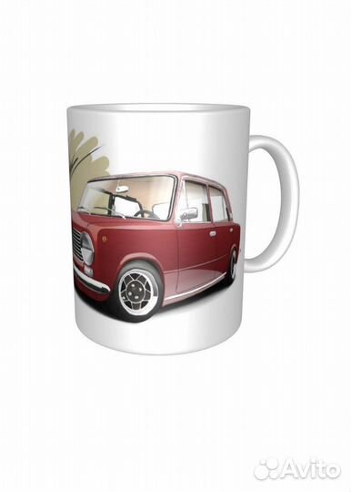 Кружка с принтом 2101 жигули