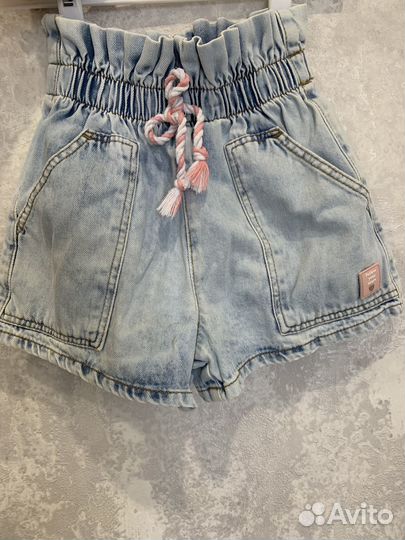 Джинсовые шорты 5/6 лет