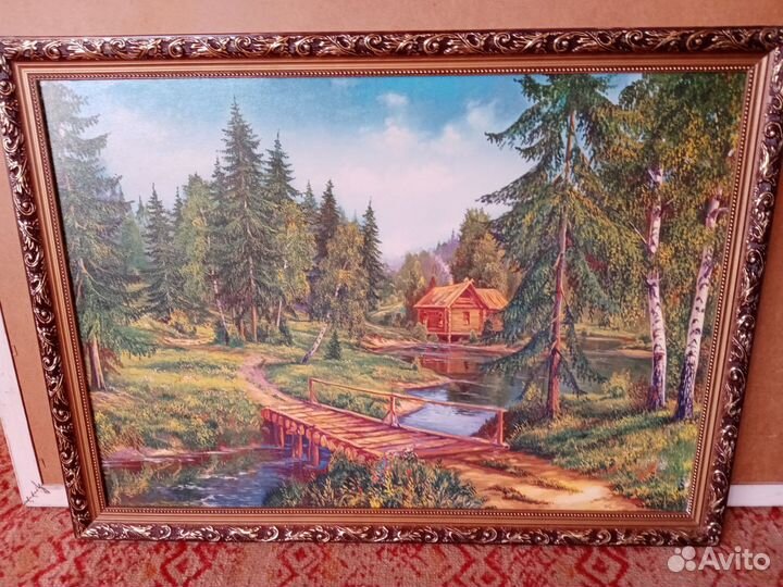 Интерьерная картина большая бу