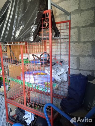 Стеллаж разборный металлический бу