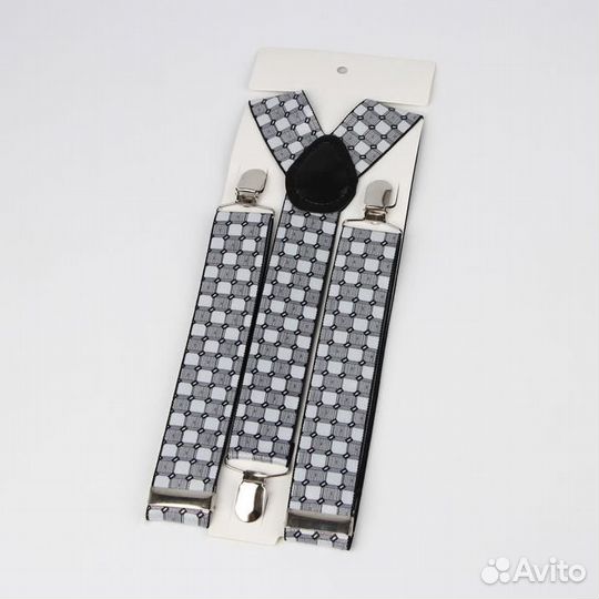 Подтяжки взрослые, ширина 3,5 см