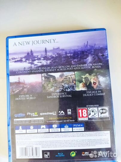 Игра для приставки Metro exodus ps4