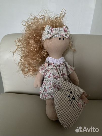 Интерьерная кукла Тильда
