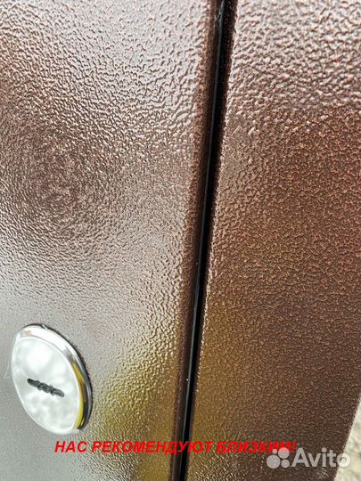 Толстая дверь металлическая установка в подарок