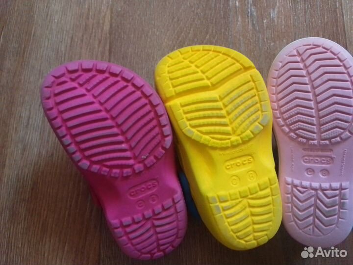 Crocs, оригинал, С8/25, С 9/26 б/у