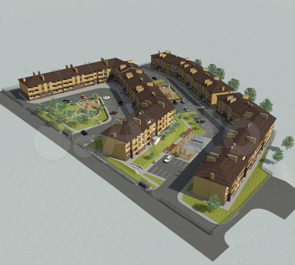 2-к. квартира, 61,8 м², 4/4 эт.