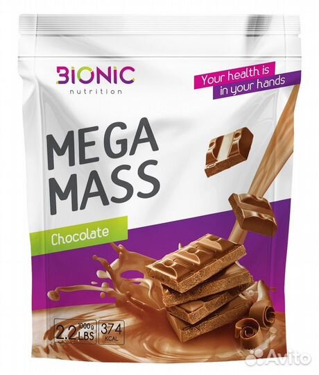 Bionic Mega Mass Gainer (1000 гр.) (Шоколад)