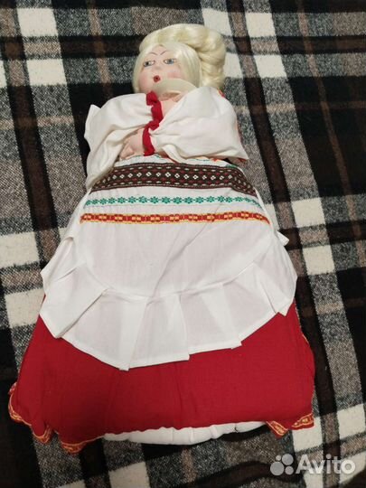 Кукла грелка на чайник СССР