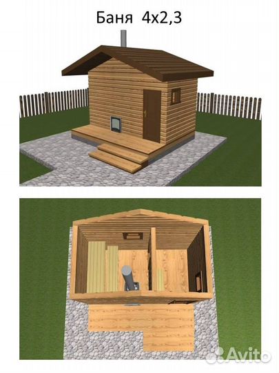 Бани из бруса. Каркасные бани