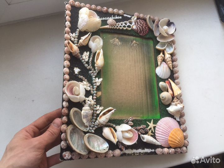 Рамка ракушки ручная работа