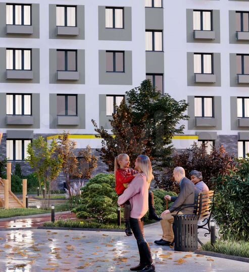 Квартира-студия, 27,6 м², 12/15 эт.