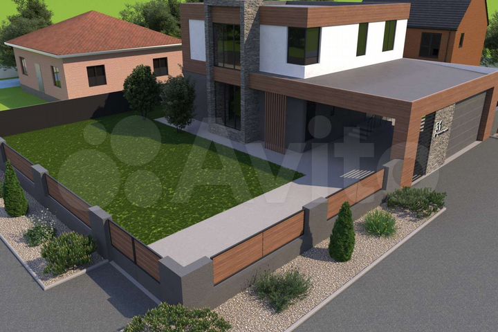 Дом 170 м² на участке 5 сот.