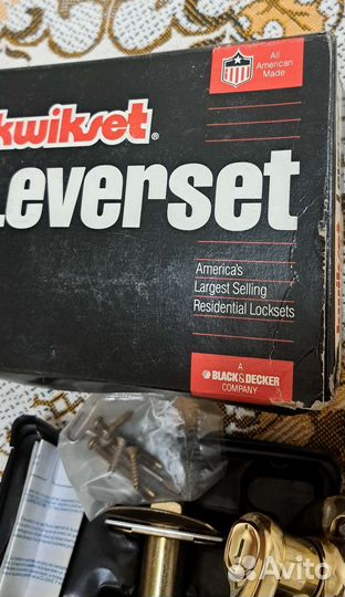 Дверные межкомнатные ручки из США Kwikset Leverset