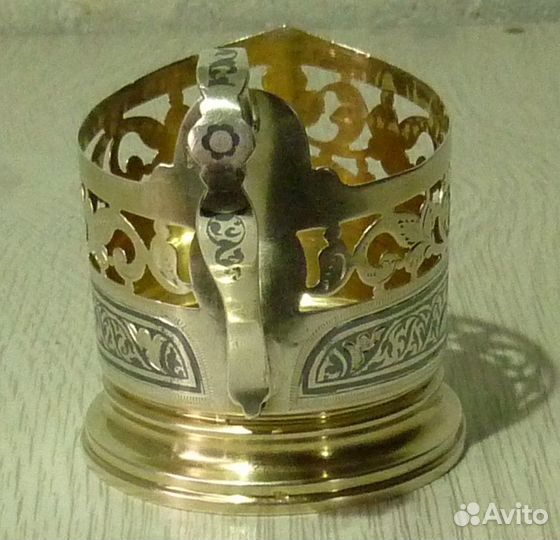 Серебряный подстаканник 