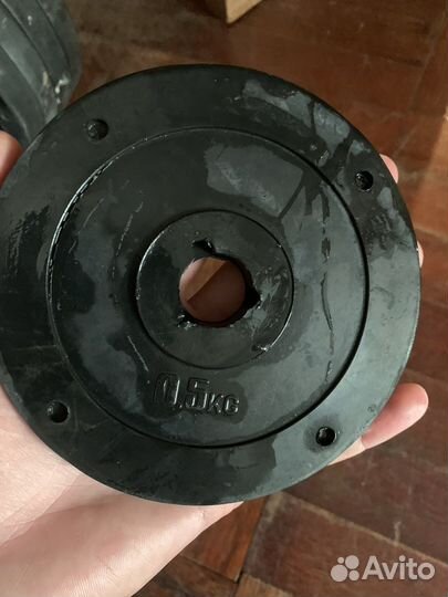 Штанга с блинами бу