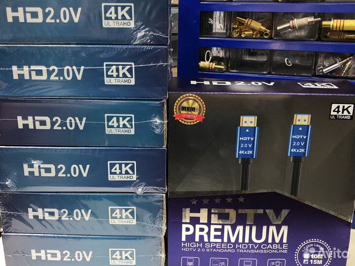 Кабель hdmi - hdmi 4k 15 метров