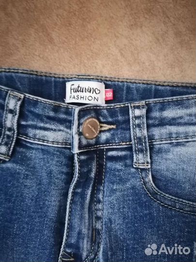 Джинсы девч 128