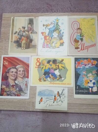 Открытки СССР 50 - 60 г