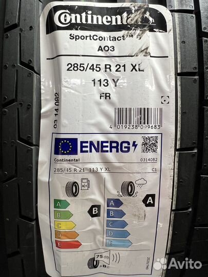 Continental ContiSportContact 6 285/45 R21 113Y