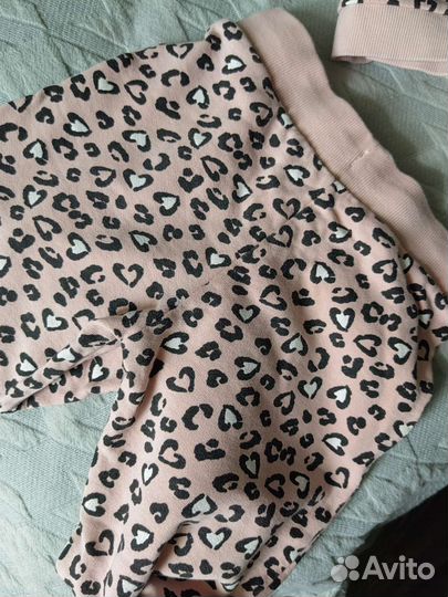 Леопардовый костюм для девочки 104-110 mothercare