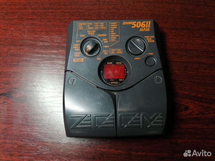 Гитарный процессор zoom 506 bass