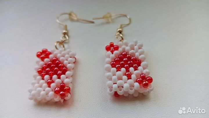 Серьги из бисера