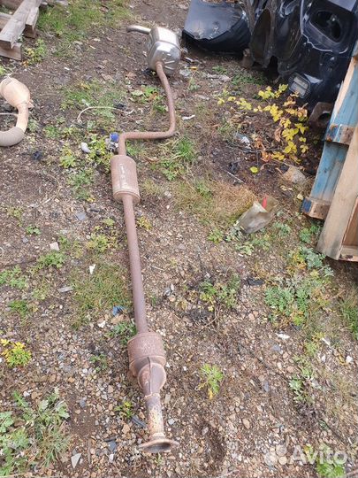 Глушитель + катализатор 1,6 МКПП Renault Megane II