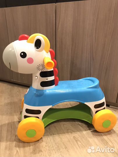 Музыкальная каталка Зебра Fisher price