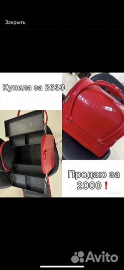 Кейс/чемодан для женского мастера