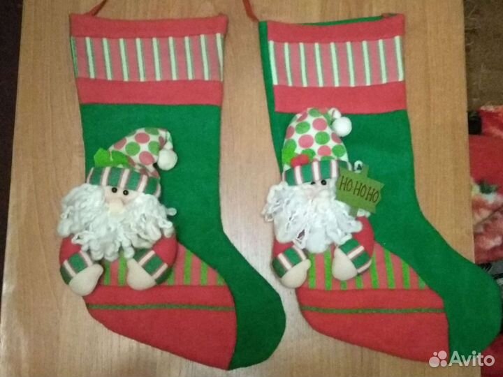 Новогодние носки для подарков