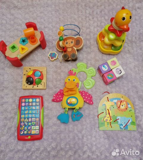 Развивающие игрушки 0-24м