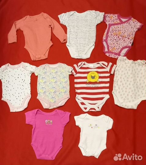 Вещи пакетом на малышку от 0 -3. 3-6, 6 - 9 мес