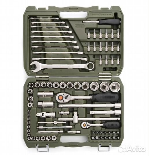 Набор инструмента 1/2, 1/4 82 предмета Дело Техник