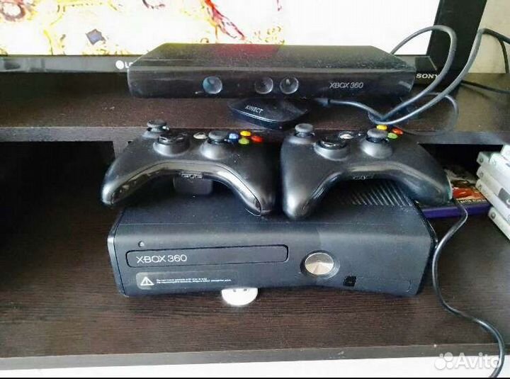 Xbox360 freebot + kinect 180 игр