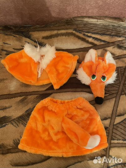 Детский костюм лисы на рост 110 см