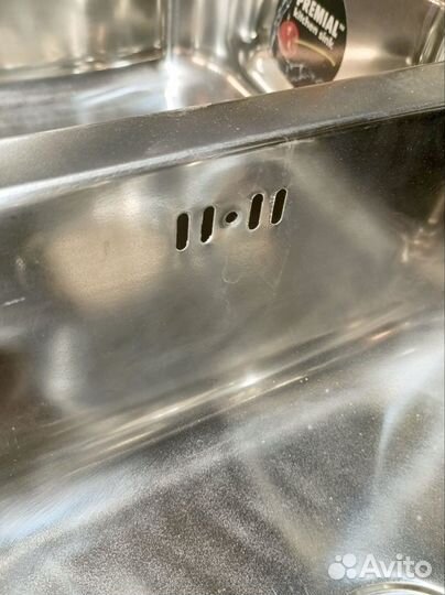 Раковина для кухни из нержавейки двойная