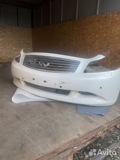 Бампер Инфинити g 35 sport