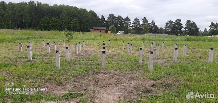 Монтаж жб свай