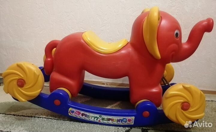 Слоник - каталка / качалка