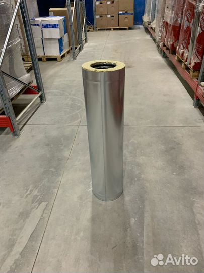 Дымоход сэндвич Сферра 150/250. 1м,0,5м. жс.ос