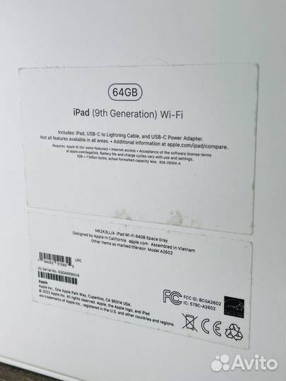 iPad 9 WI-FI 64Gb Комплект