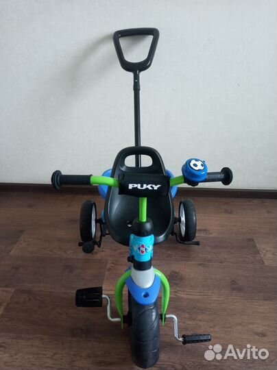 Велосипед трехколесный Puky Ceety и звонок Puky