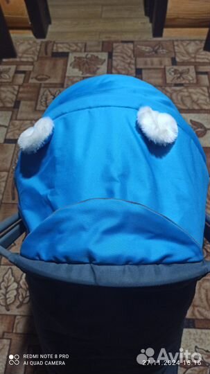 Детские санки коляска nika 7 2