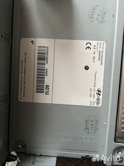 Штатная магнотола solaris