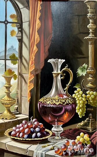 Картина маслом на холсте натюрморт