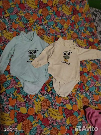 Детская одежда для девочек 74 80 86