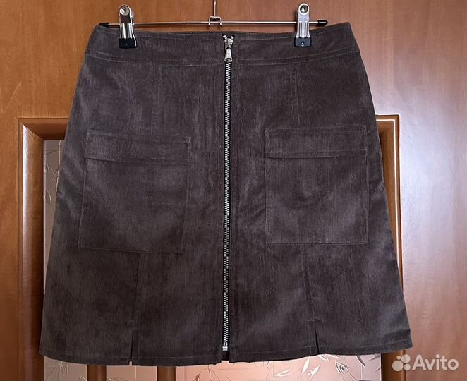 Мини-юбка вельветовая женская S